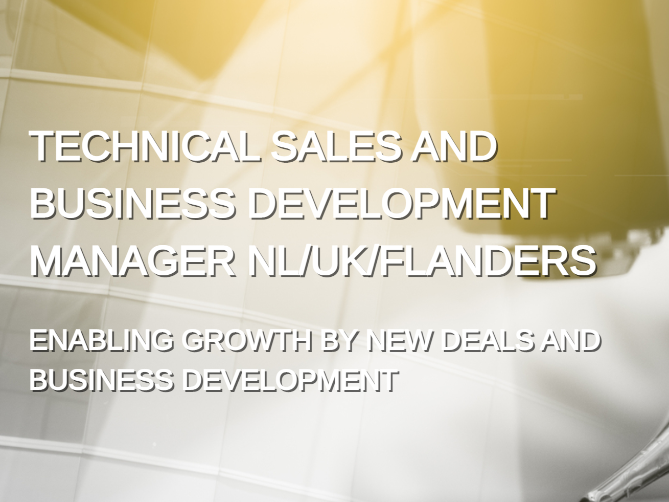 Technical sales en business development